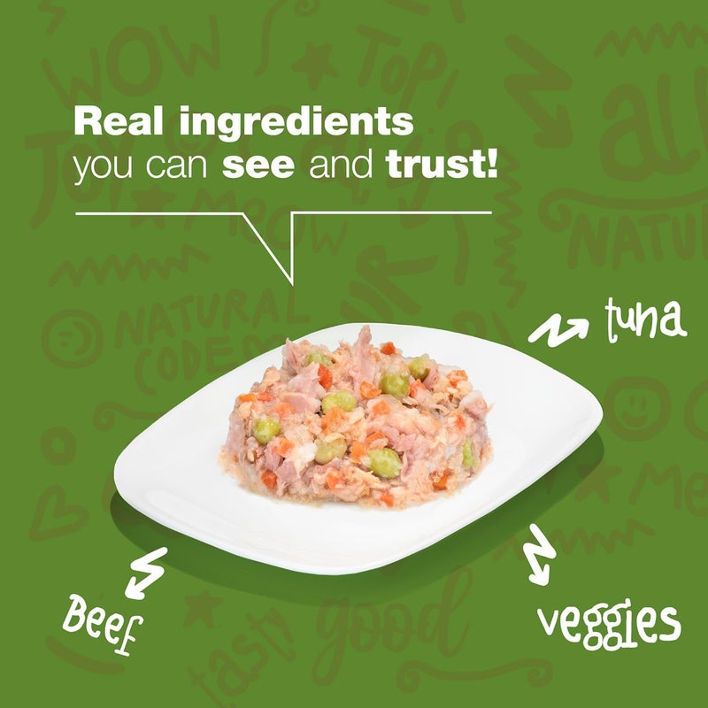 NATURAL CODE - Wet Cat Food, Limited Ingredient Cat Food, High-Protein, Non-GMO, No Artificial Additives, Made in Italy, Tuna, Beef & Vegetables in Aspic for Adult Cats (3 oz, 24 Pack) - Image 3